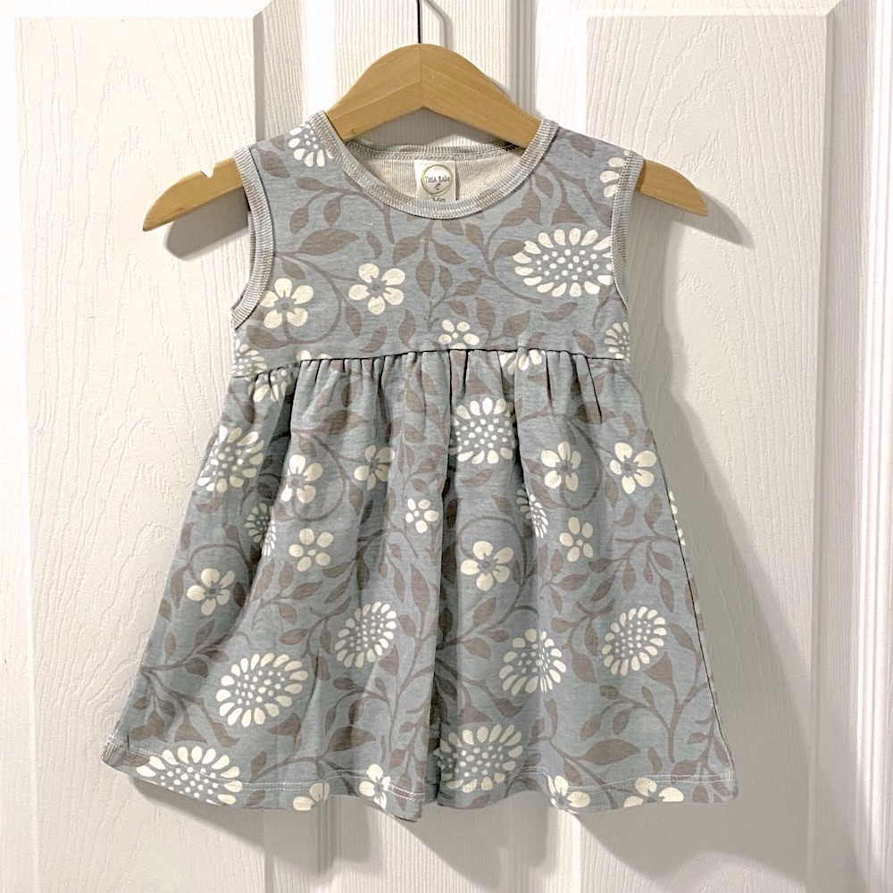 Tesa Babe Floral Dress / Sizes Newborn - Infant / Blue / NWT